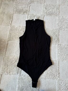 Final Touch Black Sleeveless Bodysuit